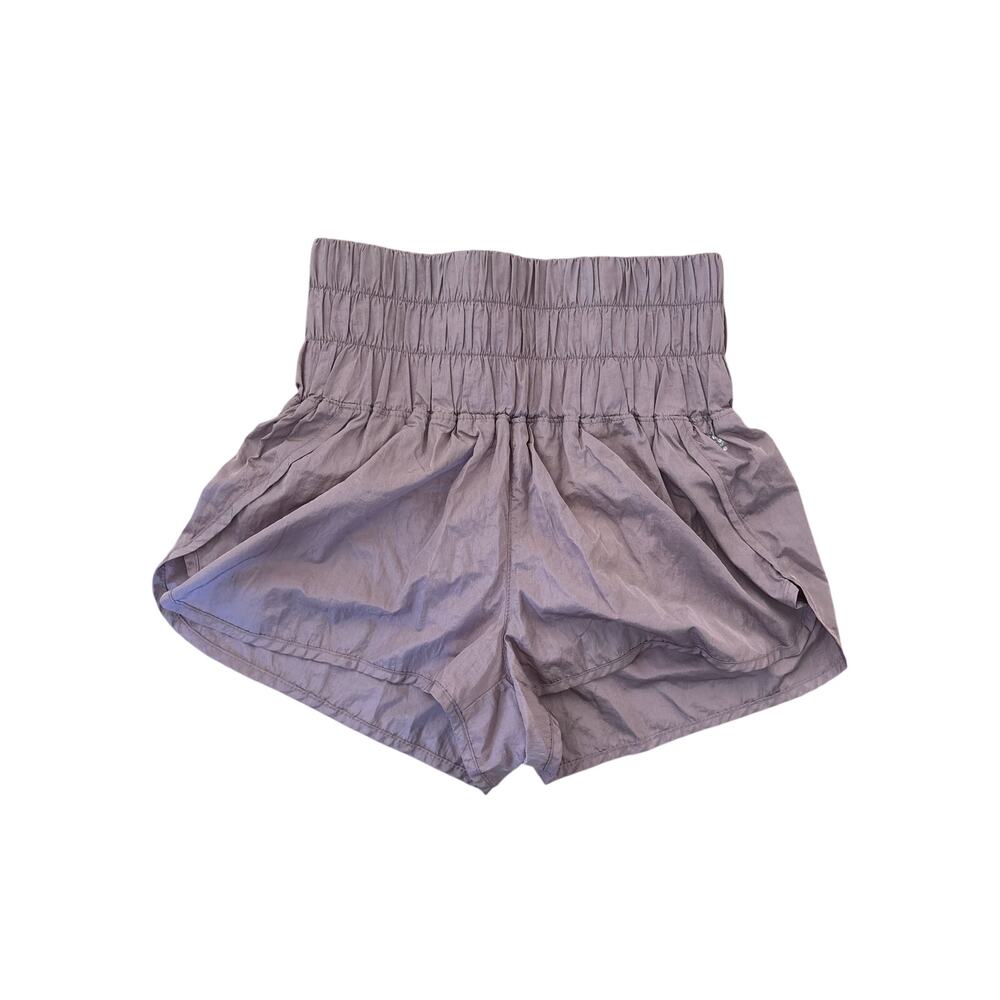 Free People FP Movement The Way Home High Rise Pull-On Pink Shorts Womens Small
